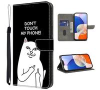 TUOLISG Custodia per Samsung Galaxy A05s,Custodia in pelle premium con slot per schede e supporto,chiusura magnetica per proteggere Samsung Galaxy A05s,Non toccare