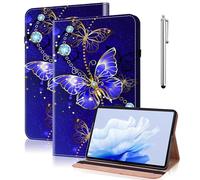 TUOLISG Custodia per Xiaomi Redmi Pad SE 11 pollici, ultra sottile in pelle PU Stand Folio Cover Multiangolo con penna Stylus Custodia Custodia per Xiaomi Redmi Pad SE 2023 - Farfalla