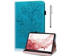 TUOLISG Custodia per Xiaomi Redmi Pad SE 11 pollici, ultra sottile in pelle PU Stand Folio Cover Multi Angolo con Pennino Stylus Custodia per Xiaomi Redmi Pad SE 2023 -Blu