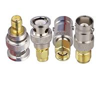 TUOLNK Adattatore per antenna coassiale RF Kit connettore SMA da SMA a BNC 4 pezzi Kit connettore da SMA a BNC Convertitore adattatore SMA Kit connettore da SMA a BNC