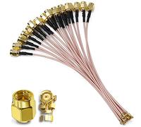 TUOLNK Cavo coassiale da SMA a IPX Spina maschio SMA a UFL IPX IPEX Cavo di prolunga per modulo Bluetooth Schede Wi-Fi RG178 8 pollici (20 cm) 5 pezzi