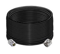 TUOLNK Cavo di Tipo N RG58 49.2Ft (15M) - Prolunga N Maschio a Femmina a Bassa Perdita per Router Wifi 3G 4G LTE Antenna - Nero