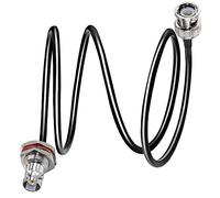 TUOLNK Cavo Jumper BNC RG58 Maschio a Femmina da Paratia a Bassa Perdita 50 Ohm - Cavo Coassiale Radio CB 3.3ft (1M) - Prolunga per Antenna Wi-Fi Sistema TVCC di Sicurezza