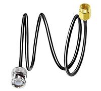 TUOLNK Cavo jumper da BNC a SMA Cavo di prolunga da spina BNC maschio a SMA maschio RG58 3.3ft (1M) Cavo adattatore pigtail per antenna Wi-Fi da SMA a BNC 50 ohm per dispositivi LAN wireless
