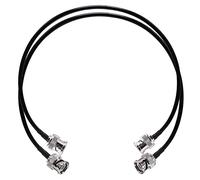 TUOLNK Cavo ponticello da BNC maschio a BNC maschio RG58 Cavo coassiale radio CB a bassa perdita da 20 pollici (50 cm) Cavo di prolunga per antenna WiFi BNC per radio HAM Confezione da 2