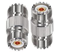 TUOLNK Connettore UHF PL259 Adattatore Coassiale da Femmina a Femmina SO239 per Radio CB - 2 Pezzi