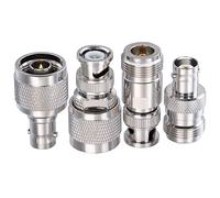 TUOLNK Kit Connettore Maschio Tipo N a Femmina BNC - Set Adattatore Coassiale RF 4 Tipi