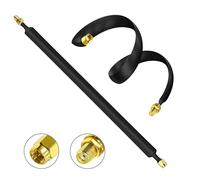 TUOLNK SMA - Cavo coassiale maschio a femmina SMA per finestra, piatto, F1.37, 30 cm, per antenna Lte, 2 pezzi