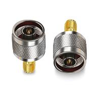 TUOLNK SMA Femmina a N Maschio Connettore Tipo N Spina Maschio a SMA Femmina Jack Adattatore Coassiale RF per Wi-Fi Antenna Cavo di Prolunga 2 pz