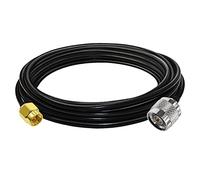 TUOLNK SMA Maschio a N Maschio Cavo coassiale coassiale RF RG58 Antenna Cavo coassiale a spirale Cavo di prolunga SMA maschio a N maschio per radio Wi-Fi/Antenna GPS/Dispositivo RF 16,4 piedi (5 M)
