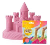 TUOLON 1.86KG Sabbia Magica Sabbia Cinetica per Bambini 3 4 5 Anni Sensoriale Colorata Giocattolo Creativo e Idea Regalo per Bambino o Bambina Gioco Compleanno Natale Rosa