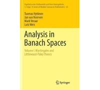 Tuomas Hytönen Jan van Neerven Mark Veraar Lutz Analysis in Banach S (Tascabile)