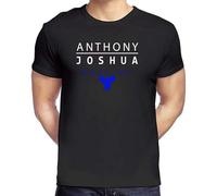 TuoMilky Anthony Joshua Unisex 100% Cotton Short-Sleeve T-Shirts Black M