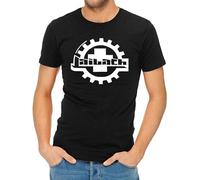 TuoMilky Laibach Logo Unisex 100% Cotton Short-Sleeve T-Shirts Black M