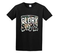 TuoMilky Life Glory Boyz Camo Logo Unisex 100% Cotton Short-Sleeve T-Shirts Black L