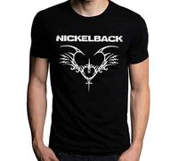 TuoMilky Nickelback Band Mask Tattoo Unisex 100% Cotton Short-Sleeve T-Shirts Black XXXL