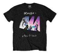 TuoMilky Rush Show of Hands Band Merch Unisex 100% Cotton Short-Sleeve T-Shirts Black M