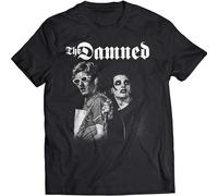 TuoMilky The Damned - Live Photo Unisex 100% Cotton Short-Sleeve T-Shirts Black XL