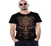 TuoMilky True Illuminati Unisex 100% Cotton Short-Sleeve T-Shirts Black XXXL