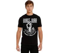 TuoMilky Wage War Worth Saving Casual Funny Unisex O-Neck 100% Cotton Short-Sleeve T-Shirts Black XL