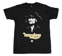 TuoMilky Waylon Jennings Texas Unisex 100% Cotton Short-Sleeve T-Shirts Black XXXL