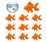 TUONYIS 10 Pezzi Pesci Artificiali per Acquario, Artificiali in Movimento in plastica Artificiali Galleggianti Decorazioni per Acquario Pesci Pesci galleggianti Pesci Finti in Plastica Piccoli Pesci (