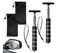 TUONYIS 2 Pezzi Telescopica per Raschietto Auto, Tergicristalli per Specchietto Retrovisore per Auto Tergivetro per Vetri Auto Retrattile Tergivetro per Specchietto per Tempo Piovoso Nebbioso