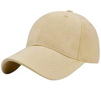 Tuopuda Cappellino Uomo Donne con Visiera Cappello Unisex Berretto da Baseball Cappellini Estivo Invernali Snapback Hip Hop cap Trucker Hat Cappelli per Circonferenza della Testa 56-62cm, Beige