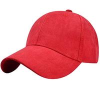 Tuopuda Cappellino Uomo Donne con Visiera Cappello Unisex Berretto da Baseball Cappellini Estivo Invernali Snapback Hip Hop cap Trucker Hat Cappelli per Circonferenza della Testa 56-62cm, Rosso