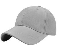 Tuopuda Cappellino Uomo Donne con Visiera Cappello Unisex Berretto da Baseball Cappellini Estivo Invernali Snapback Hip Hop Cap Trucker Hat Cappelli per Circonferenza della Testa 56-62cm, Grigio scuro