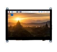 TUOPUONE 5inch Capacitive Touch Screen LCD (H) Compatible with Raspberry Pi Slimmed-down Version 800×480 Pixels Resolution HDMI Interface Toughened Glass Panel Low Power