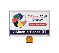 TUOPUONE 7.3inch ACeP 7-Color E-Paper E-Ink Raw Display 800×480 Pixels Risoluzione SPI Comunicazione