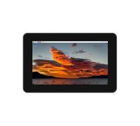 TUOPUONE 7 pollici 720 × 1280 industriale HMI Touch Display Per Raspb Pi 4/5 Supporta Dual 4K HDMI Output 10-point Touch, legame ottico In Lega di Alluminio Caso Incluso Raspb Pi 4-2GB