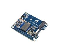 TUOPUONE Adattatore PCIe a M.2 con funzione PoE (C) per Raspb Pi 5 Supporta protocollo NVMe M.2 Unità a stato solido Lettura/scrittura ad alta velocità