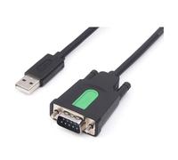 TUOPUONE Cavo adattatore seriale da USB a RS232 da USB tipo A a porta maschio DB9 originale FT232RL Chip Lunghezza 1,5 m con requisiti di comunicazione elevati