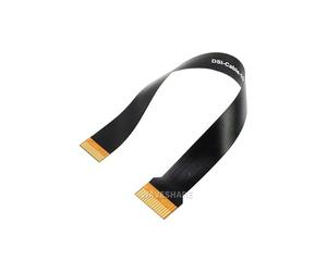 TUOPUONE Cavo DSI FFC 15cm 22-15 Pin, 15cm, Schermatura EMI, Compatibile con Scheda I/O CM4 Ufficiale RPi e Waveshare
