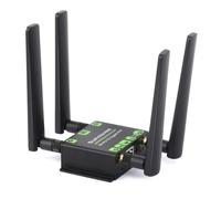 TUOPUONE Convertitore da M.2 a Gigabit Ethernet da 5G M.2 a USB3.1, custodia in lega di alluminio, supporto a parete, antenne quadrupla con interfaccia M.2 Key B, porta USB 3.1 con modulo RM520N-GL 5G