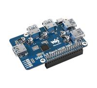 TUOPUONE HUB HAT USB 3.2 Gen1 Compatibile con Raspberry Pi 4X Porte USB 3.2 Gen1 senza driver