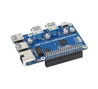 TUOPUONE HUB HAT USB 3.2 Gen1 e Gigabit Ethernet compatibile con Raspberry Pi 3X USB 1x Gigabit ETH senza driver