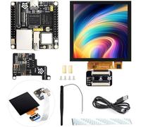 TUOPUONE La scheda di sviluppo Micro Linux Pico Ultra RV1106 integra processori ARM Cortex-A7/RISC-V MCU/NPU/ISP con modulo PoE incluso senza fili con display touch IPS 720x720 da 4"