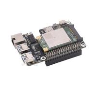 TUOPUONE PCIe a MiniPCIe/Gigabit Ethernet/USB 3.2 Gen1 HAT per Raspb Pi 5 Supporta interfaccia MiniPCIe Modulo 4G Rete ad alta velocità Raspb Pi 5 HAT Con EG25-G mPCIe Module