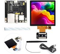 TUOPUONE Pico Ultra RV1106 Linux Micro scheda di sviluppo integra processori ARM Cortex-A7/RISC-V MCU/NPU/ISP con modulo PoE Wir-less NON incluso con display touch IPS da 480 x 480 pollici
