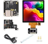 TUOPUONE Pico Ultra RV1106 Linux Micro Scheda di Sviluppo Integra Processori ARM Cortex-A7/RISC-V MCU/NPU/ISP senza Wir-Less Incluso Modulo PoE con 480x480 480 IPS Touch Display da 4 pollici