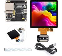 TUOPUONE Pico Ultra RV1106 Linux Micro Scheda di Sviluppo Integra Processori ARM Cortex-A7/RISC-V MCU/NPU/ISP Senza Wir-Less NON Incluso Modulo PoE con 480x480 480 4" IPS Touch Display