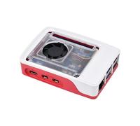 TUOPUONE Power Over Ethernet HAT (H) per Raspb Pi 5 / CM 5 5V 5A Uscita Supporta 802.3af/at Rete Standard Isolato Switched Mode Alimentatore Raspb Pi 5 PoE HAT con Custodia