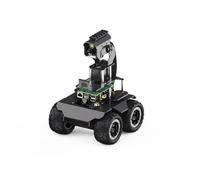 TUOPUONE RaspRover Open-Source 4WD AI Robot Compatibile con Raspberry 5 Dual Controller Corpo Completamente in Metallo Computer Vision Incluso Modulo Fotocamera Pan-Tilt, PI5-4GB Incluso