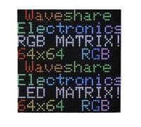 TUOPUONE RGB Full-Color LED Matrix Panel Compatible with Raspberry Pi/Raspberry Pi Pico / ESP32 2.5mm Pitch 64x64 Pixels Adjustable Brightness