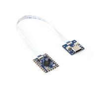 TUOPUONE RP2350-Tiny Scheda di sviluppo Raspb Pi Microcontroller Scheda di sviluppo basata su RP2350A Dual-core e Dual-architettura Microcontroller con adattatore porta USB e cavo FPC