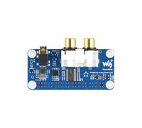 TUOPUONE Scheda audio PCM-5122 HIFI I2S DAC per Raspb Pi basata su Raspb Pi 40PIN GPIO Header Codifica/decodifica stereo, supporta la riproduzione audio