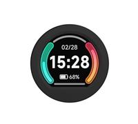 TUOPUONE Scheda MCU RP2040 compatibile con Raspberry Pi con accelerometro LCD rotondo da 1" e sensore giroscopio con custodia in metallo CNC